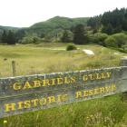 Gabriel's Gully at Lawrence, where the Otago gold rush started in 1861. Photo by Peter McIntosh.