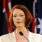 Gallipoli bound . . . Julia Gillard.