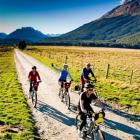 One of the first groups to take in the Paradise Trail four-day trip between Queenstown and...