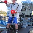 Queenstown Winter Festival director Simon Green stands in front of the new Earnslaw Park stage,...