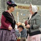 Reverend Andrea McDougall of St Lukes church speaks with Catherine Bremner, of Whangarei, while...