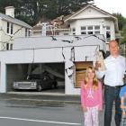 The Stedmans (clockwise from back left) Conrad, Bridget, Samuel (7) and Meg (11) have a 1920s...