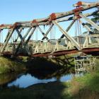 The Tawanui bridge across the Catlins River, which has been declared unsafe. Photo by Rachel Taylor.