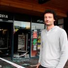 Warren Skill, owner of the Impuls'd legal highs shop in South Invercargill, surveys the damage...