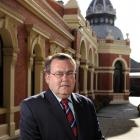 Xavier College principal Dr Chris Hayes outside the Melbourne, Australia, school.