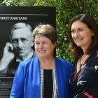 Plunket New Zealand president Christine Lake (left) and chief executive Amanda Malu following a...