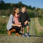 Nadine Tomlinson and son Angus (3), who both died on the family farm. Supplied via NZ Herald 