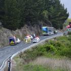 The scene of a recent crash near the Devil's Staircase, SH6. Photo: File