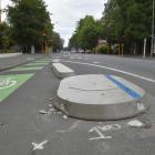 Additional signs will be placed along Dunedin's one-way cycle lanes after motorists have damaged...