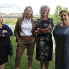 Executive members of the Central Otago District Council (from left) chief adviser Dr Saskia...