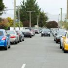 Streets around Shirley Boys' Avonside Girls' High School site have become cramped. Photo: Geoff...