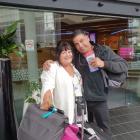 Therese Mitchell and Brett MacDonald contemplate their ruined trip at Rome Fiumicino Airport....