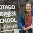 University of Otago business student Helena Hannas led a team in an enterprise competition and...