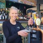 Essi Lehtonen's pulling pints once more at Frankton Arm Tavern following two major operations