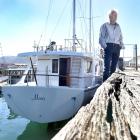 Experienced mariner Mark Hammond and his vessel Maia face having to leave Dunedin’s Steamer Basin...