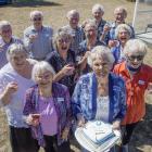 Back: Murray Walker, 87, of Akaroa, Ross Wynn, 86, of Broomfield, Barry Tewnion, 85, of Yaldhurst...