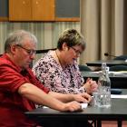 Neighbours of Winton’s AB Lime, Stephen Bruce Johnston and his partner Tracey Cavanagh speak at a...