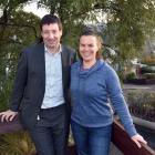 Dunedin lawyer Gerard DeCourcy and Recovered Living NZ director Kristie Amadio in Dunedin. PHOTO:...