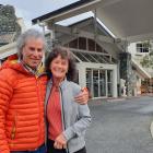 Jef Desbecker, with wife Robina Bodle, argued granting a permit to take water from two Arrow...