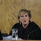 Judge Traicee McKenzie at her swearing-in ceremony at a special sitting of the Invercargill...