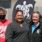 Corstorphine Community Hub members (from left) groundswoman Moana Taana, chairwoman Mama Taana...