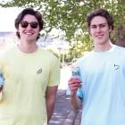 Cheeky Hard Iced Tea co-founders Brendan Yielder (left) and Olivier Despatis with their alcoholic...