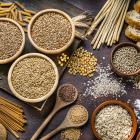 A study has shown that more intact, less-milled whole-grain products produce better blood glucose...