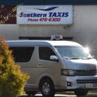 Southern City Taxis’ yard in Dunedin sits empty yesterday after liquidators closed the company...