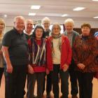 Dunedin 60+ Club committee members (from left) Lia Holloway, Len Leith, Noel Stanaway, Muriel...