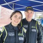 A family affair . . . Bella Haggarty 14, of Rangiora will be the youngest co-driver in the field...