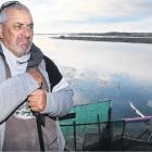 Dirty river . . . Graeme Rupene of Tuahiwi is angry and concerned about the state of the Ashley...