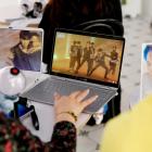 Fans of K-pop band BTS watch a live streaming online concert at a cafe in Seoul. File photo: Reuters