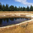 The reservoir on the North Bruce Rural Water Scheme. Photo: Clutha District Council