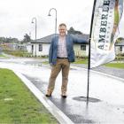 On site . . . Amberley Country Estate village manager Hamish Lamont. PHOTO: JOHN COSGROVE