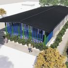 New design . . . The concept design of West Eyreton School’s new classroom block. IMAGE: SUPPLIED...