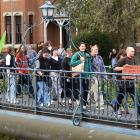 Otago University students march against underfunding and cuts yesterday. PHOTO: STEPHEN JAQUIERY