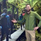 Gabe Davis wears his new Department of Conservation jumper with pride. He will succeed Annie...