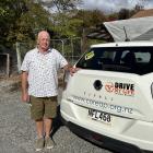 Drive My Life Central Otago co-ordinator Paddy Ford with the car the groups' mentors use for...