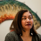 Green Party co-leader Marama Davidson says "poverty is a political choice". Photo: RNZ / Samuel...