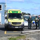 Police and ambulance attend an incident involving high school pupils and paddleboards at Vauxhall...