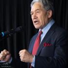 NZ First leader Winston Peters on the campaign stump. Photo: Mark Mitchell