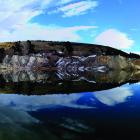 Blue Lake in St Bathans is a highlight of the motorcycle trip. PHOTOS: SUPPLIED