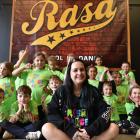 Rasa School of Dance principal Lisa Wilkinson with her class of 5- and 6-year-olds on Wednesday...
