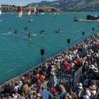 The ITM New Zealand Sail Grand Prix in Lyttelton last July. Photo: SailGP