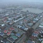 The June 2015 flood brought wastewater up from the sewers and on to Surrey St, seen in the...