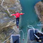 	A customer leaps from AJ Hackett Bungy’s Kawarau site. PHOTO: ODT FILES