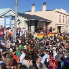 The Hyde St party in full swing last year. Photo: ODT Files