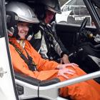 ODT reporter Tim Scott goes for a drive with rally driver Zeal Jones. PHOTOS: CRAIG BAXTER