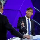 UK PM Rishi Sunak went on the offensive in a last ditch effort to drum up support for his ailing...