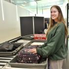 Anything to declare? Dunedin student Rhys Stewart is among some of the final passengers who will...